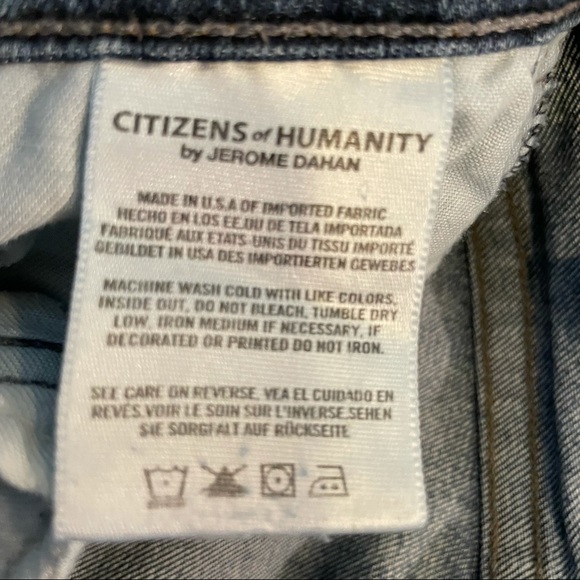 🧊Citizens Of Humanity Rocket high rise skinny jeans medium blue wash size 28 - Picture 7 of 9